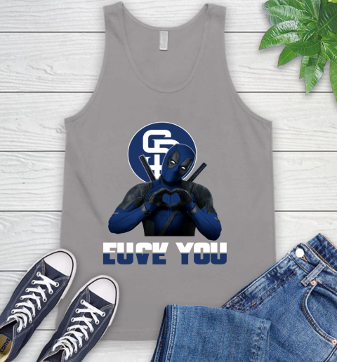 MLB San Diego Padres Deadpool Love You Fuck You Baseball Sports Tank Top 3