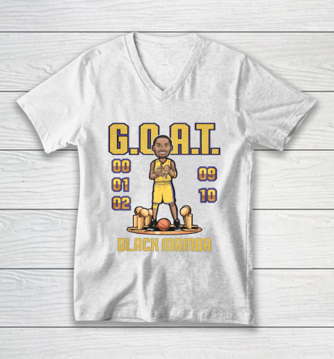 Kobe Bryant Goat V-Neck T-Shirt 2