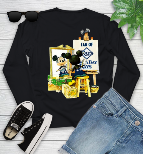 MLB Baseball Tampa Bay Rays Mickey Drawing Shirt 113