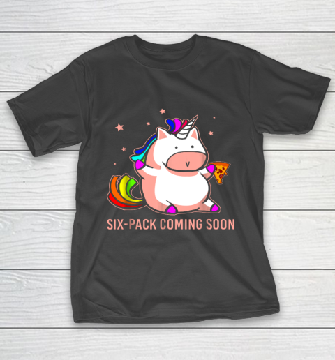 Unicorn Six Pack Funny Cute Shirt Coming Soon Fat Unicorn T-Shirt