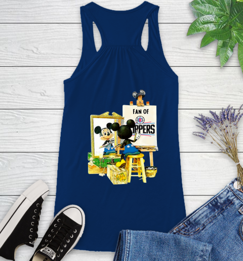 NBA Basketball LA Clippers Mickey Drawing Shirt 42