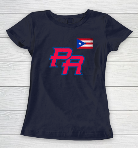 Puerto Rico 2023 Baseball Flag Pride red Boricua Puerto Rico Women's T-Shirt 2