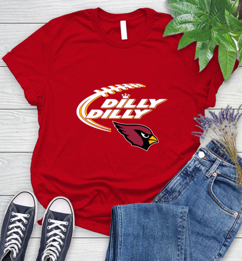 NFL Arizona Cardinals Dilly Dilly Football Sports Women's T-Shirt 9