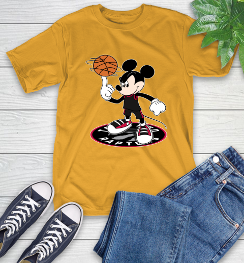 NBA Basketball Toronto Raptors Cheerful Mickey Disney Shirt not broken the mould T-Shirt 3