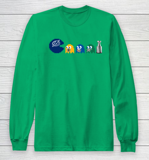 Tampa Bay Lightning x Pacman Create History For Stanley Cup Long Sleeve T-Shirt 7