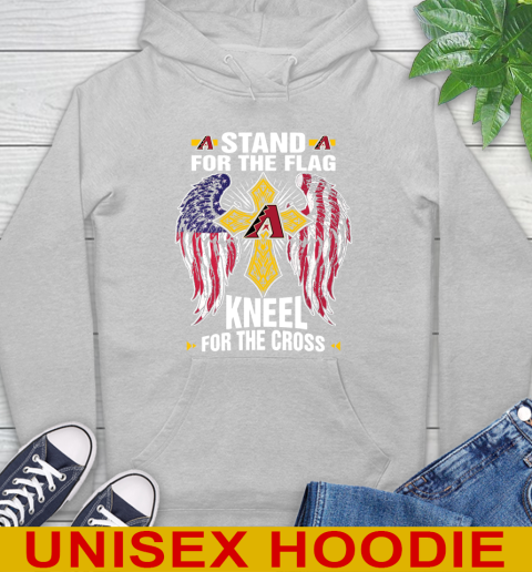 MLB Baseball Arizona Diamondbacks Stand For Flag Kneel For The Cross Shirt Hoodie 6