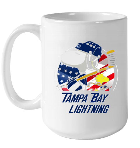 Tampa Bay lightning Snoopy And Woodstock NHL 0kn2 tampa bay lightningsnoopy and woodstock nhl ceramic mug 150 54 front white