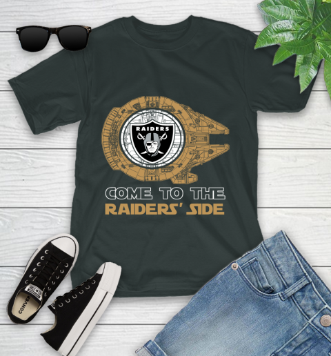 NFL Come To The Oakland Raiders Wars Football Sports Youth T-Shirt 6