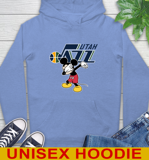 Utah Jazz NBA Basketball Dabbing Mickey Disney Sports Hoodie 11