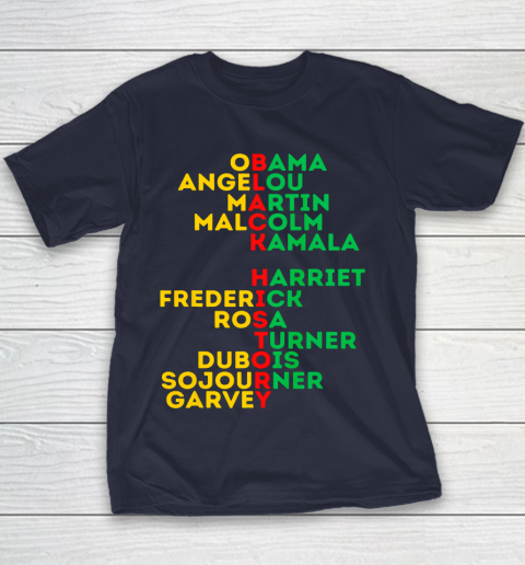 Black History Month Dream Like Leaders African American Love Youth T-Shirt 2
