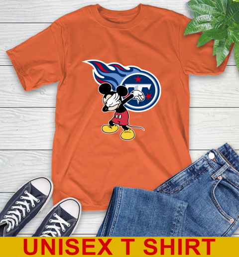 Tennessee Titans NFL Football Dabbing Mickey Disney Sports T-Shirt 5