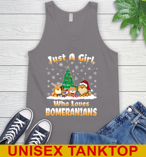 Christmas Just a girl who love pomeranians dog pet lover 72