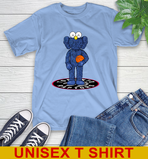 NBA Basketball Toronto Raptors Kaws Bff Blue Figure Shirt T-Shirt 11
