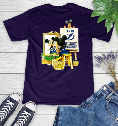 NHL Hockey Tampa Bay Lightning Mickey Drawing Shirt 74