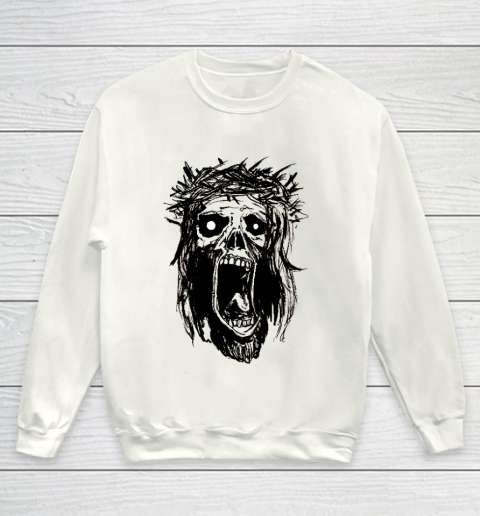 Sweet Zombie Jesus!!! Essential Youth Sweatshirt