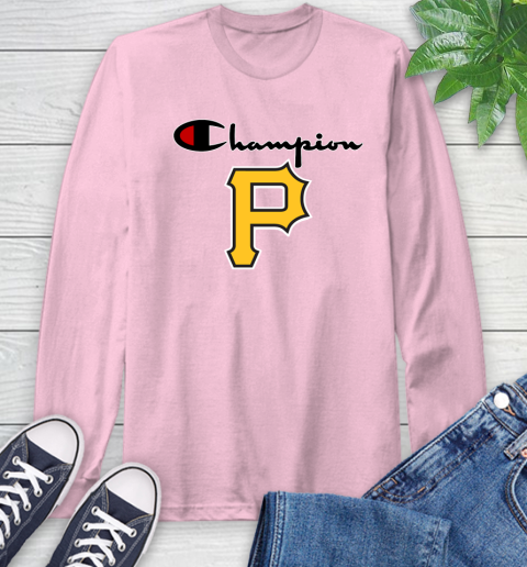 MLB Baseball Pittsburgh Pirates Champion Shirt Long Sleeve T-Shirt 8