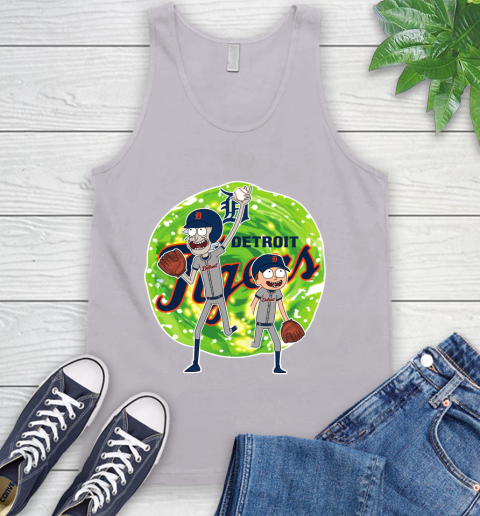 MLB Detroit Tigers Rick And Morty Baseball Sports Tank Top 4