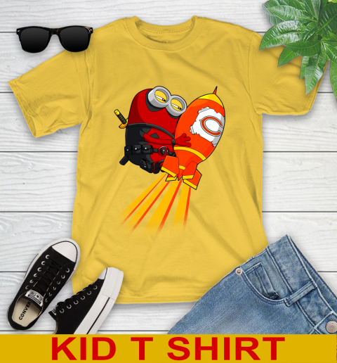 NFL Football Chicago Bears Deadpool Minion Marvel Shirt Youth T-Shirt 10 NFL Football Chicago Bears Deadpool Minion Marvel Shirt Youth T-Shirt - Image 10