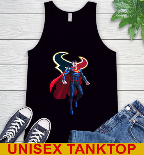 NFL Superman DC Sports Football Houston Texans Tank Top 2