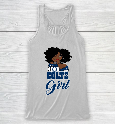 Indianapolis Colts Girl NFL Racerback Tank 2