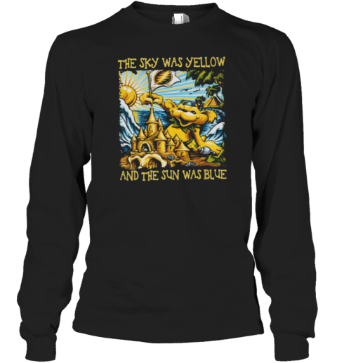 Grateful Dead the sky was yellow and the sun was blue Long Sleeve T-Shirt