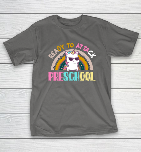 Back to school shirt Ready To Attack PreSchool Unicorn T-Shirt 18