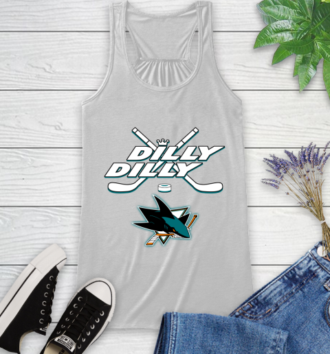 NHL San Jose Sharks Dilly Dilly Hockey Sports Racerback Tank