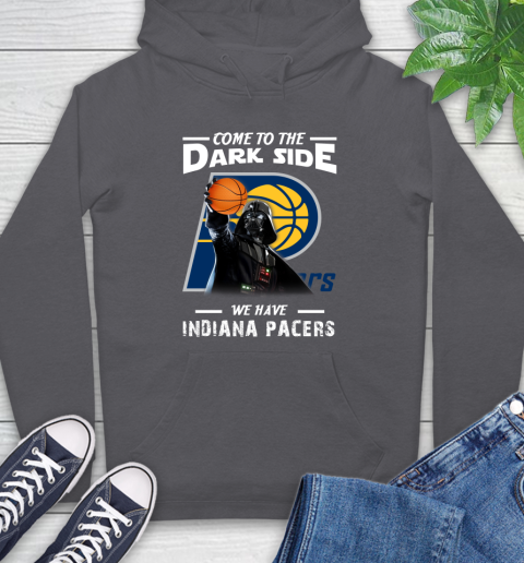 NBA Come To The Dark Side We Have Indiana Pacers Star Wars Darth Vader Basketball Hoodie 7