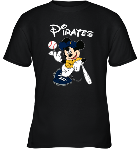 Baseball Mickey Team Pittsburgh Pirates Youth T-Shirt
