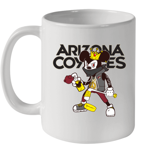Arizona Coyotes NHL Hockey Mickey Peace Sign Sports Ceramic Mug 11oz