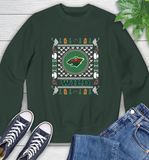 Minnesota Wild Merry Christmas NHL Hockey Loyal Fan Ugly Shirt 36
