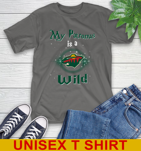 NHL Hockey Harry Potter My Patronus Is A Minnesota Wild T-Shirt 10