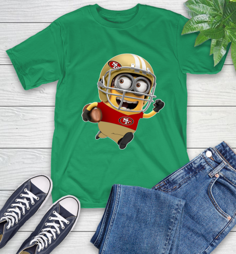 NFL San Francisco 49ers Minions Disney Football Sports T-Shirt 7
