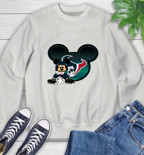 NFL Houston Texans Mickey Mouse Disney Football T Shirt Sweatshirt 5