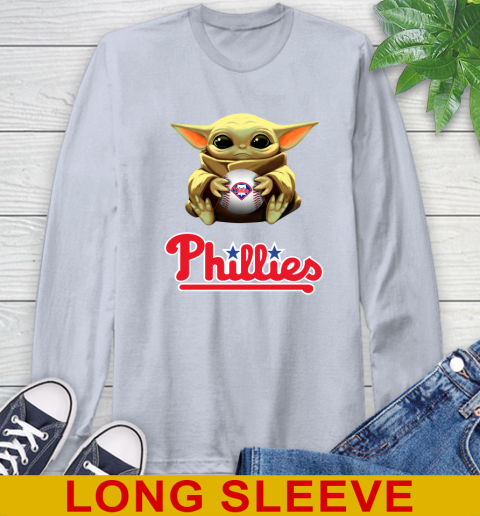 MLB Baseball Philadelphia Phillies Star Wars Baby Yoda Shirt 63