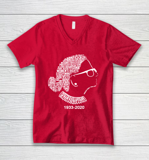 Notorious RBG 1933  2020 Shirt Ruth Bader Ginsburg RIP V-Neck T-Shirt 6