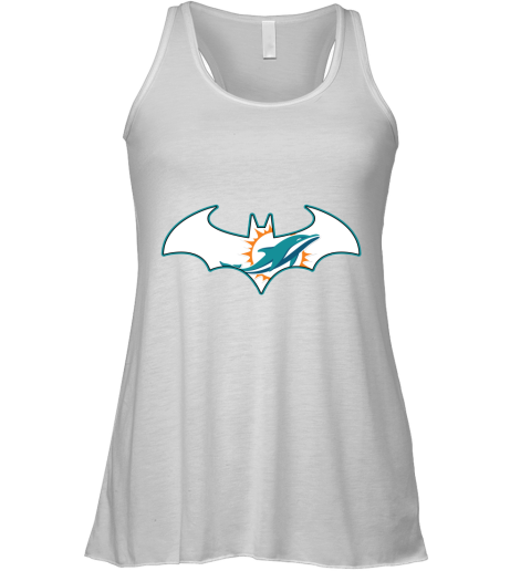 We Are The Miami Dolphins Batman NFL Mashup Racerback Tank