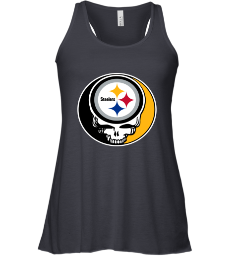 Pittsburgh Steelers Men's M Sleeveless T Shirt Tank Top NFL Team Apparel  Gray