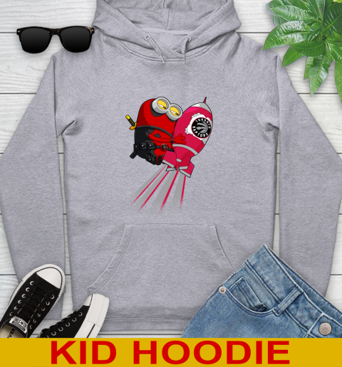 NBA Basketball Toronto Raptors Deadpool Minion Marvel Shirt Youth Hoodie 6