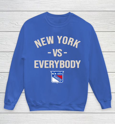 New York Rangers Vs Everybody Youth Sweatshirt 6