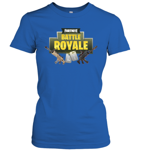 p2vm fortnite battle royale logo with assault rifle shirts ladies t shirt 20 front royal