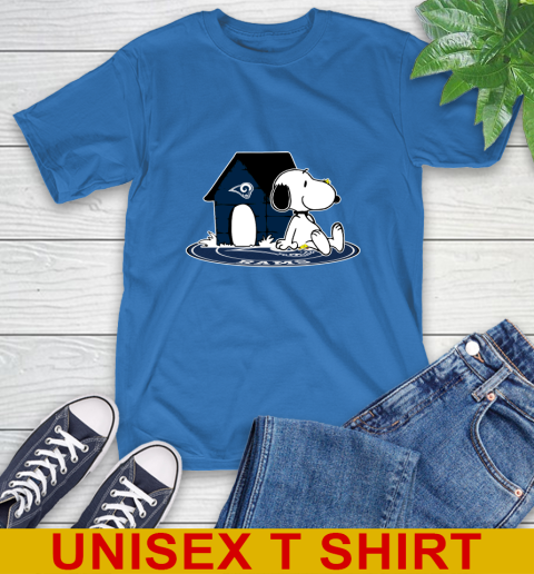 NFL Football Los Angeles Rams Snoopy The Peanuts Movie Shirt T-Shirt 9