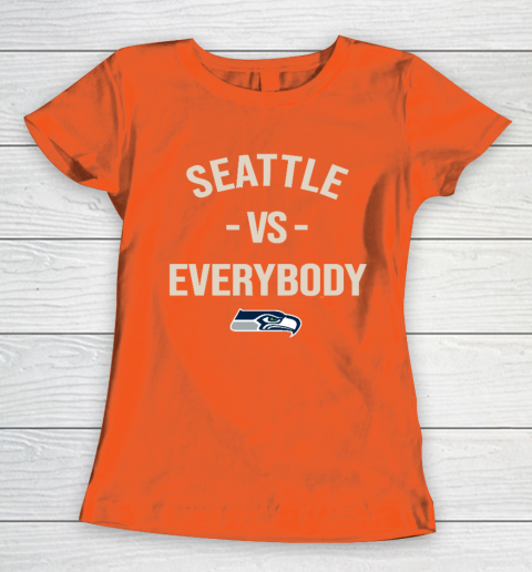 Seattle Seahawks Vs Everybody Women's T-Shirt 3