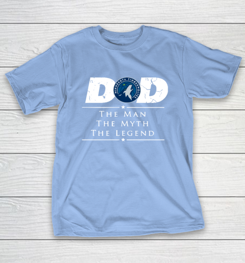 Minnesota Timberwolves NBA Basketball Dad The Man The Myth The Legend T-Shirt 10