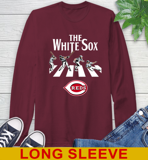 MLB Baseball Chicago White Sox The Beatles Rock Band Shirt Long Sleeve T-Shirt 7