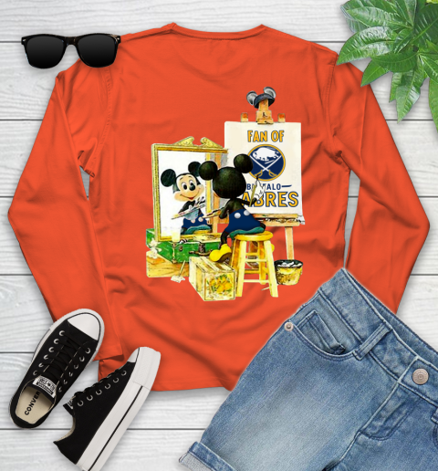 NHL Hockey Buffalo Sabres Mickey Drawing Shirt 115
