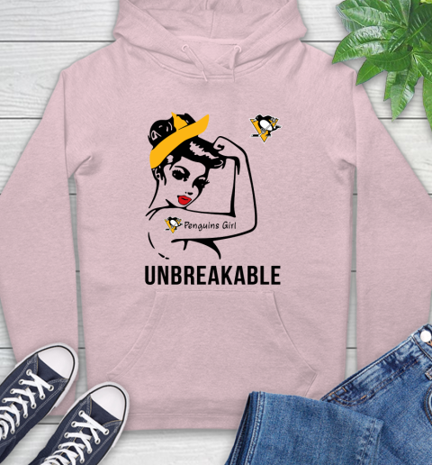 NHL Pittsburgh Penguins Girl Unbreakable Hockey Sports Hoodie 7