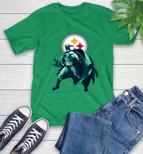 NFL Batman Football Sports Pittsburgh Steelers T-Shirt 7