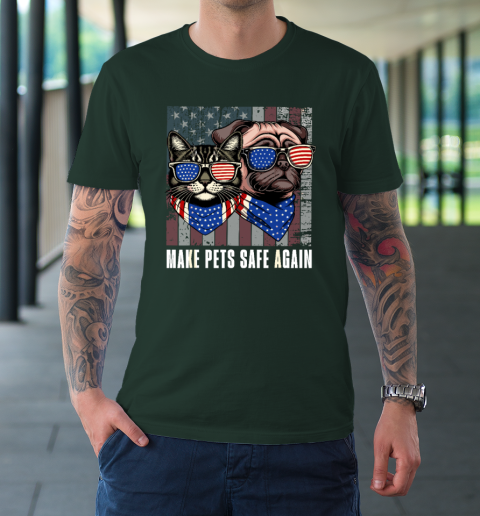 Make Pets Safe Again Trump Harris Debate Eating The Dogs Cat T-Shirt 3