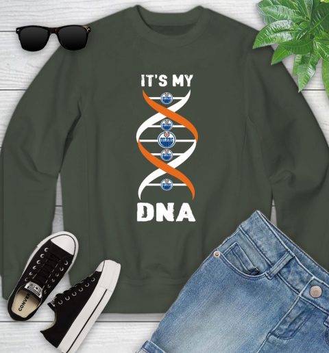 Edmonton Oilers NHL Hockey It's My DNA Sports Youth Sweatshirt 9